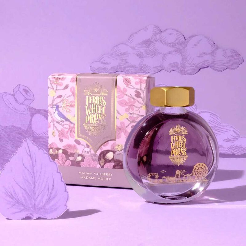 Ferris Wheel Press Fountain Pen Ink - Madam Mulberry 38ml image number 3